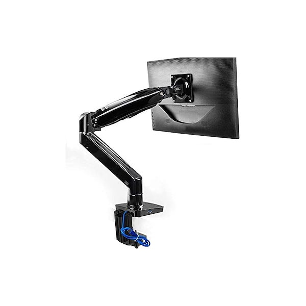 HUANUO PCモニターアーム 液晶ディスプレイアーム 22?35インチ対応 耐荷重2?12kg ガススプリング式 グロメット式＆クランプ 0611⁄2108 HUANUO PCモニターアーム 液晶ディスプレイアーム 13~35