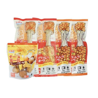 【5点セット】チーズハットグ2本+ポテトハットグ2本...のサムネイル
