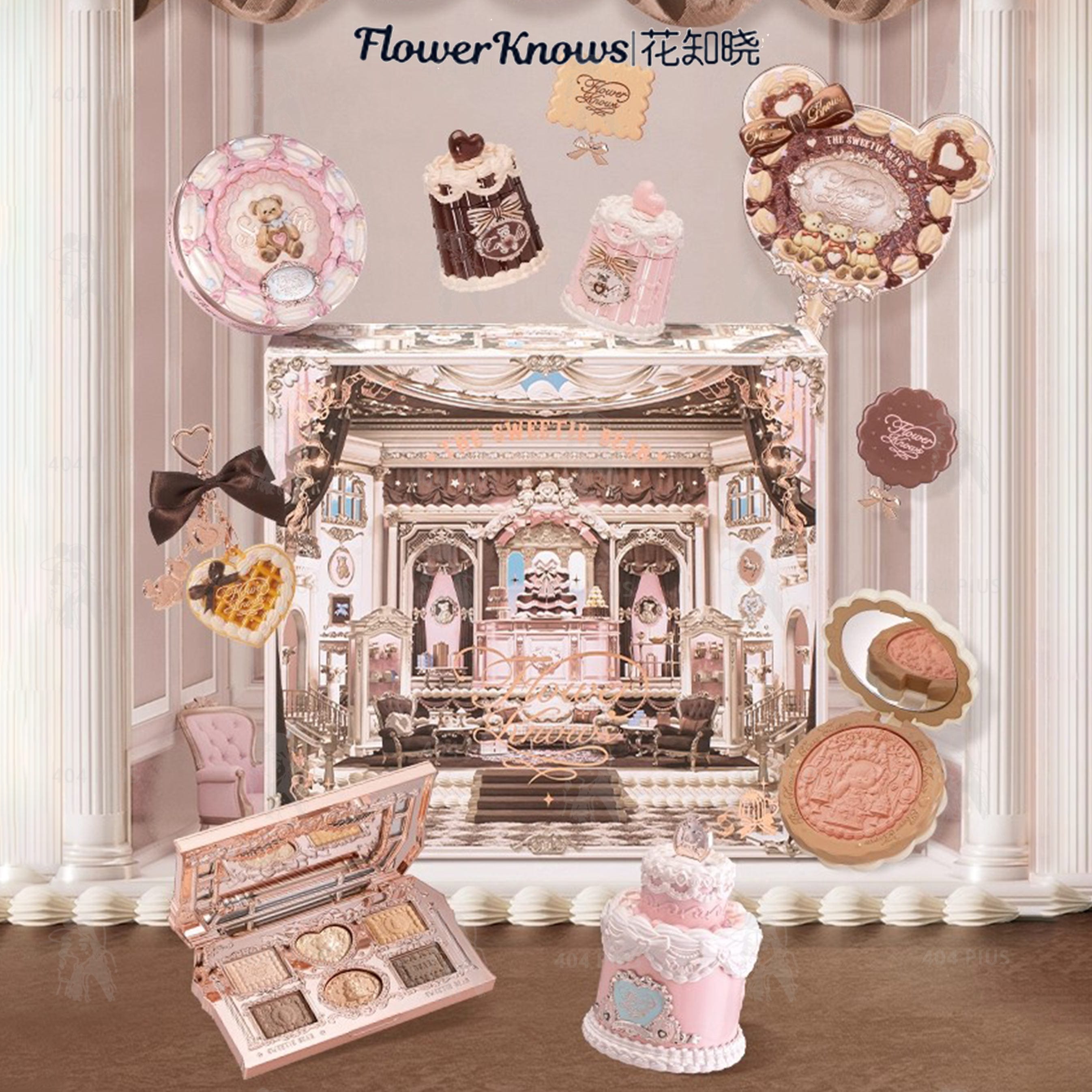 【2025新作登場発売】キューティーハニー小熊/コスメセット/ボックス/福袋/バレンタインデー/誕生日プレゼント/記念日プレゼント/チーク/パウダー /リップ/アイシャドウ/香水 /手持ち鏡