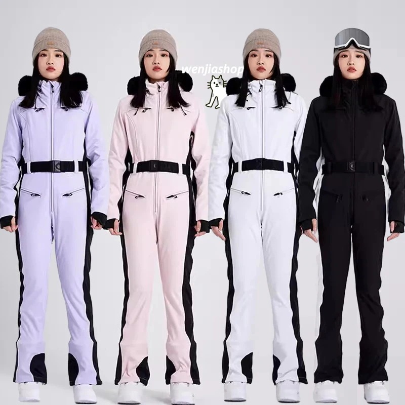 【急速出荷!】スノーボードウェア つなぎ 上下セット レディース スノーウェア スキーウェア オールインワン パンツ 韓国風 スノボウェア 防水 防寒防雪保温防風通気 A6 23,467円