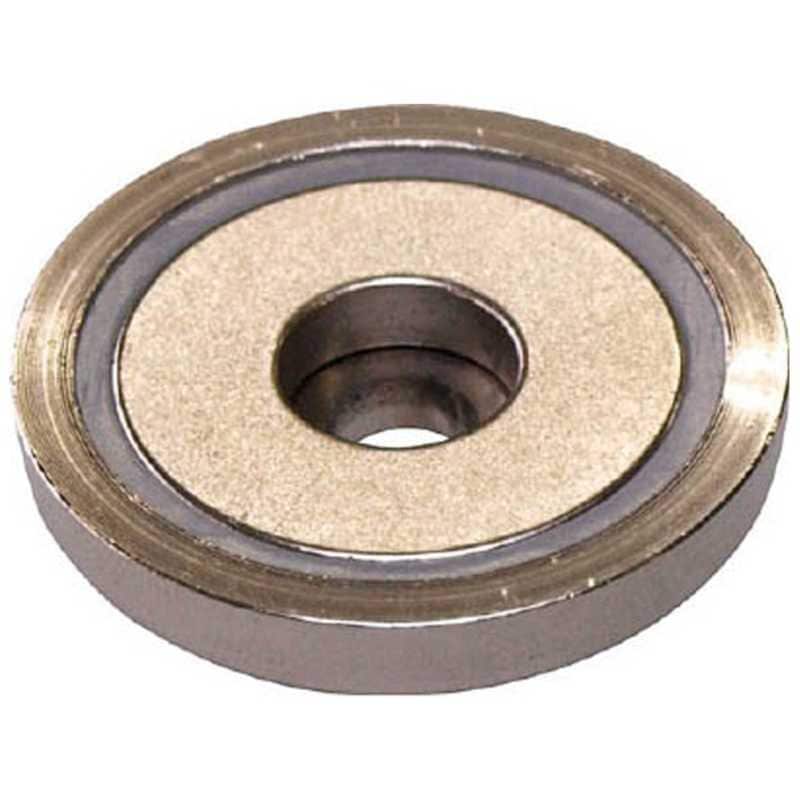 マグナ　ネオジ磁石プレートキャッチ (段穴タイプ)　1NCC25RB (1袋3個)