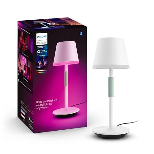 フィリップスヒュー(Philips Hue) Go ポータブルテーブルランプ - スマート照明 テーブルランプ Alexa対応 マルチカラー 1600万色 電球色 昼白色 調光 調色 スマートホーム