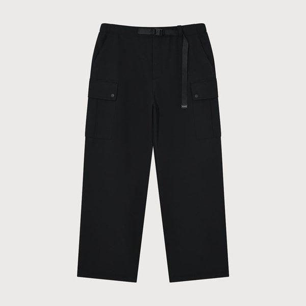 セミワイド裏起毛カーゴイージーパンツ CO2504PT42BK