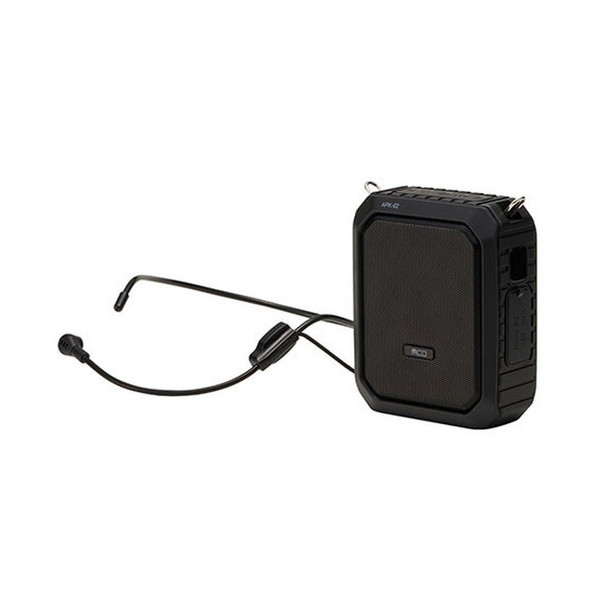APK-02/BK ポータブル拡声器 20W ブラック メーカー直送