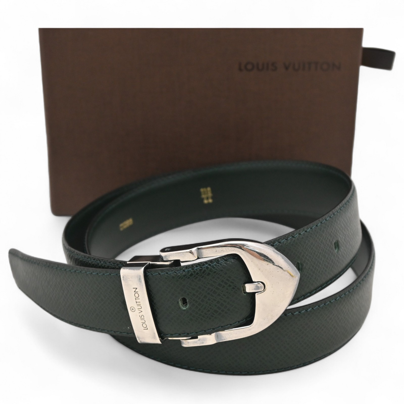 ルイヴィトン タイガ サンチュールクラシック ベルト 110/44 Aランク lv4410ff