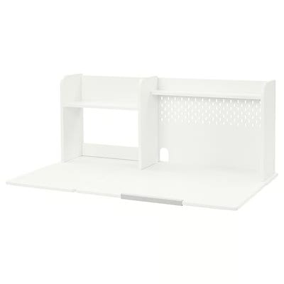 BERGLARKA ベリレルカ デスクトップ＆シェルフ - ホワイト 120x70 cm 17,381円