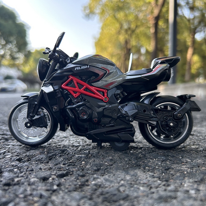 男の子のおもちゃのパトカー合金プルバックカーライトと音楽シミュレーションオートバイ子供のおもちゃ誕生日プレゼント 5,290円