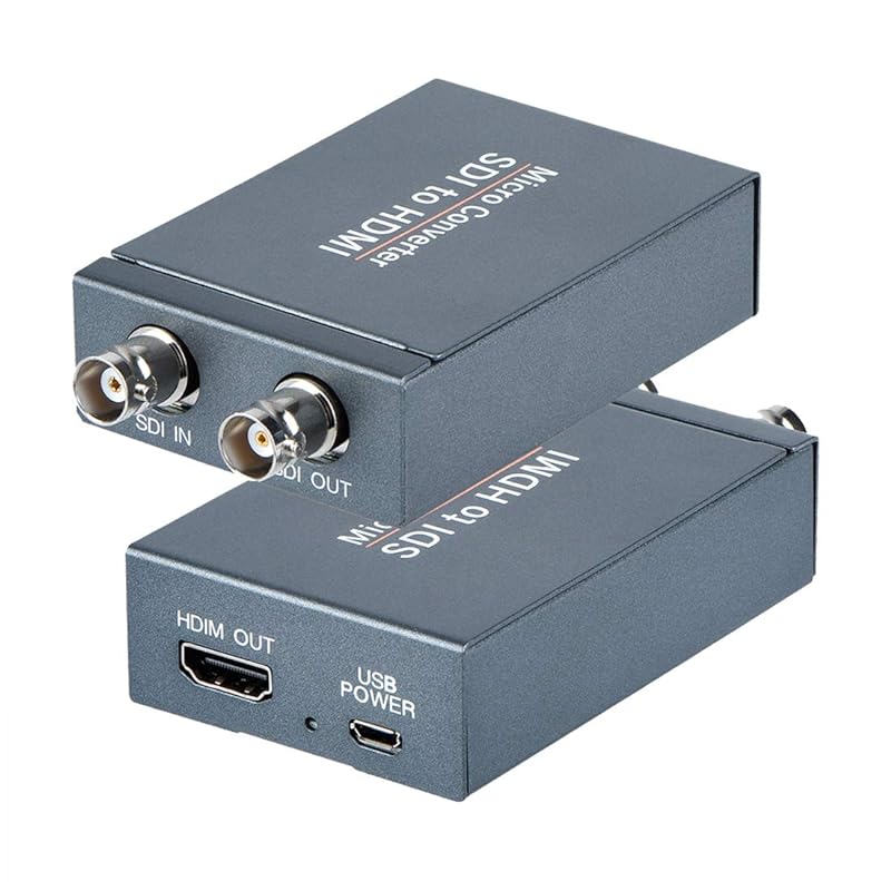 SDI to HDMI コンバーター sdi hdmi 変換器 3G-SDI/HD-SDI/SD-SDI to HDMI コンバーター ESD保護機能搭載 (SDI to HDMI)