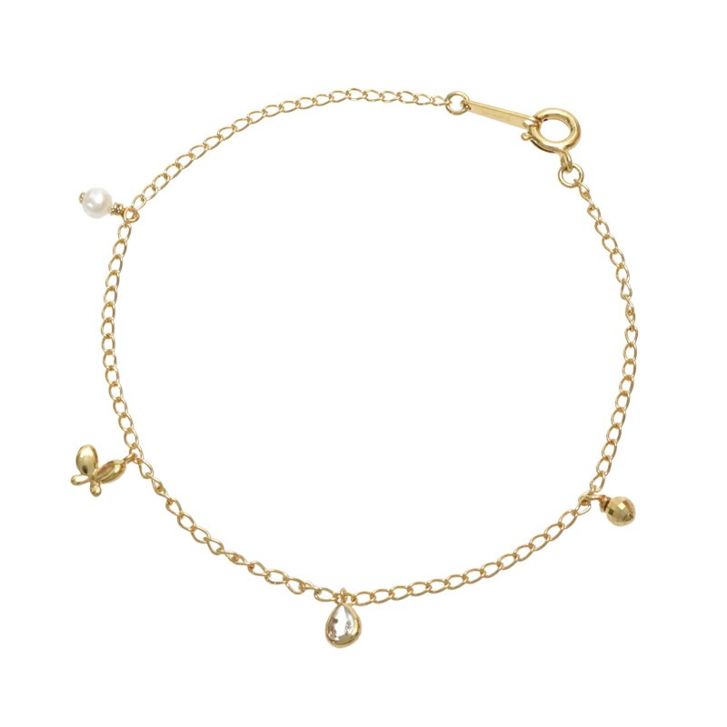 ブレスレット レディース 3月 6月 誕生石 ブレスレット シルバー