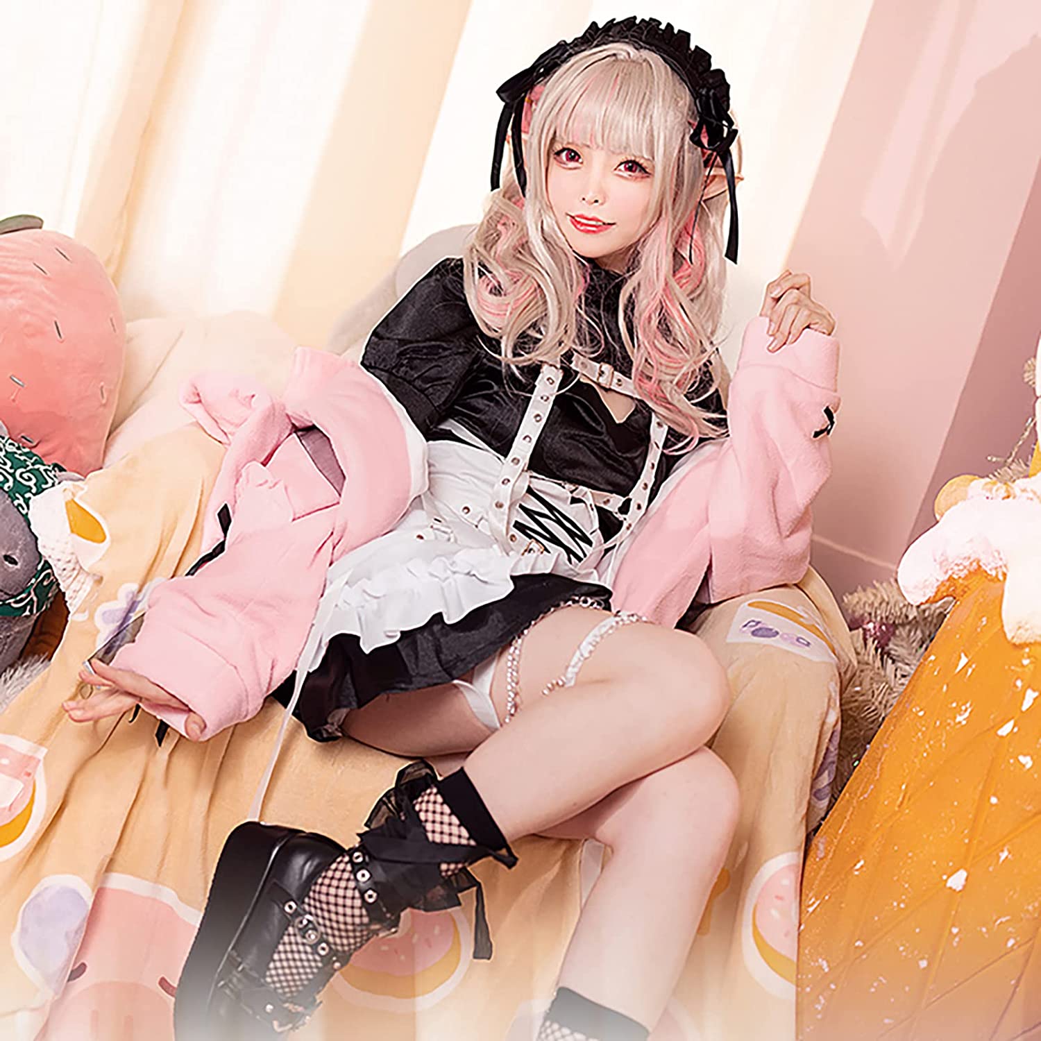 【2枚購入で100円OFF】【全シリーズ発売中】 【値引き中】靴 ウィッグ コスプレ衣装 仮装 撮影 コスチューム コスプレ衣装 サキュバス 地雷 ハロウィン コスプレ衣装 まかいりりむ コスプレ衣装