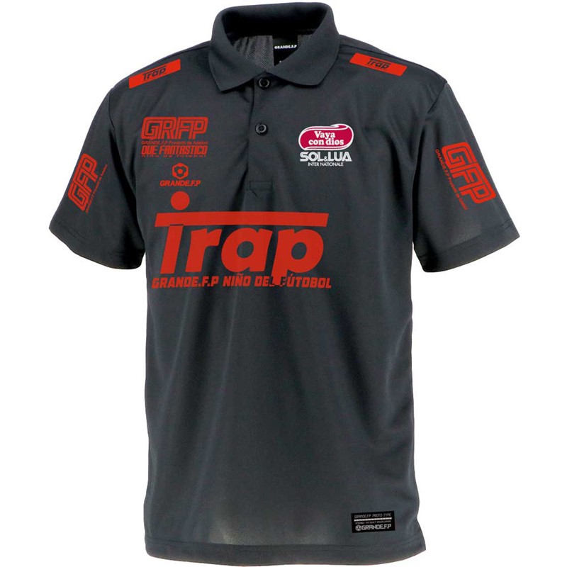 grande(グランデ) TRAP昇華転写プラクティスポロ フットサルプラクティクスシャツ (gfph23010-0935)