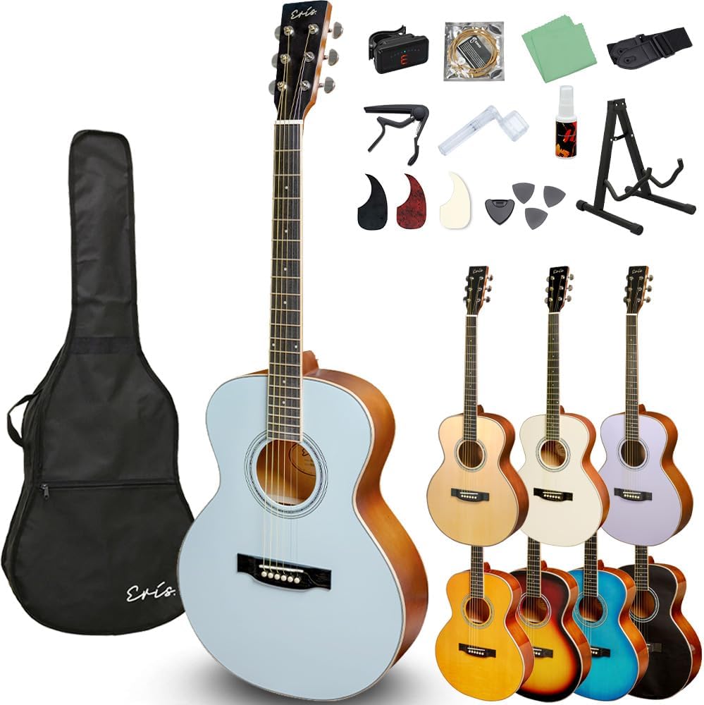 Eris. Aproa アコースティックギター 弾きやすい628mmスケール エリス アプロア (初心者12点セット, サテン/ウィンタースカイ) 11,107円
