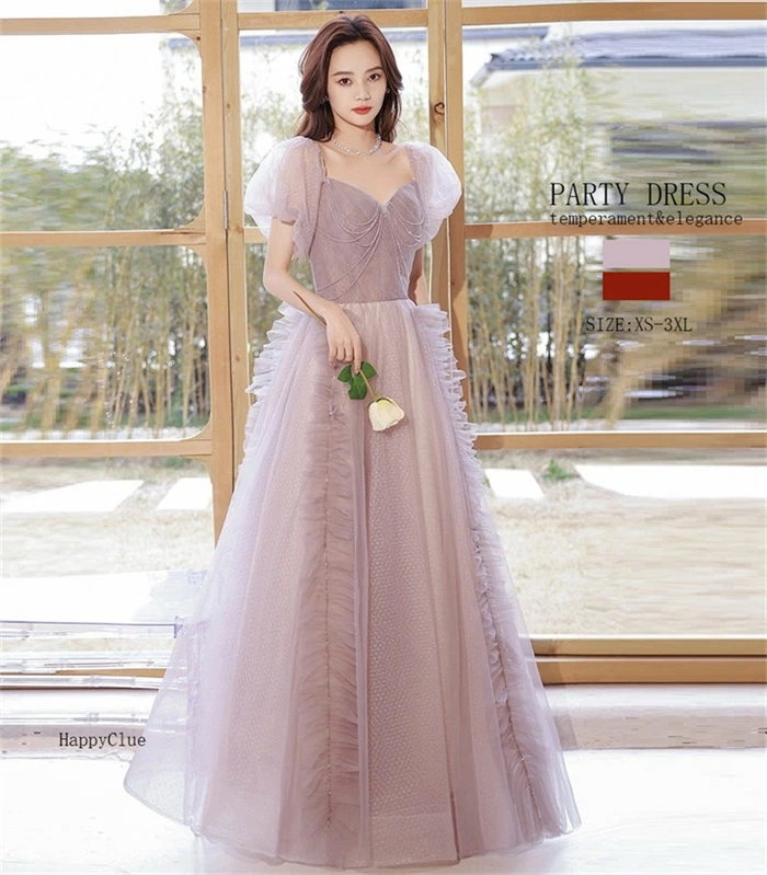パーティードレス レディース 結婚式 ドレス ロングドレス 衣装 演奏会 発表会 きれいめ ワンピース 二次会ドレス ブライダル 礼服 ウェディングドレス プリンセス 花嫁ドレス おしゃれ カラードレ