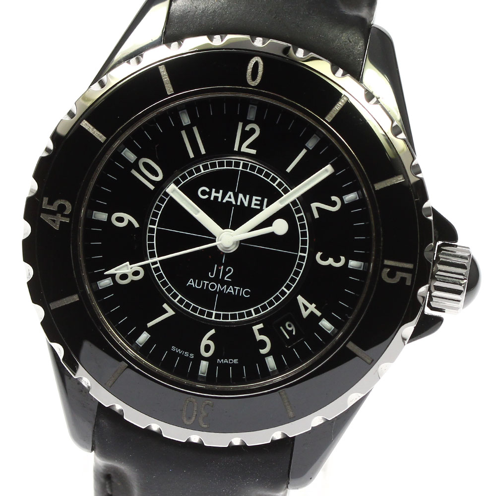 シャネル CHANEL H0683 J12 黒セラミック 自動巻き メンズ 良品 _795650【中古】 118,700円