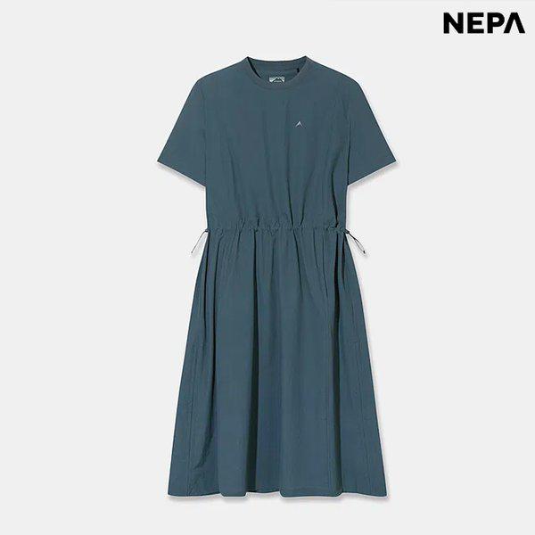 女性コンポクール半袖ワンピース（7M42862-B23）
