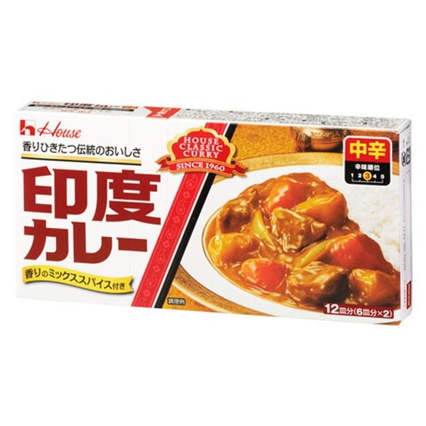 ハウス 印度カレー 中辛 230g 10 メーカー直送
