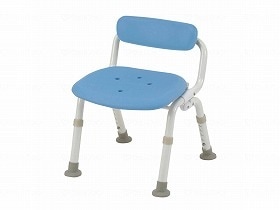 パナソニックエイジフリー シャワーチェア[ユクリア]コンパクト腰当付おりたたみN ブルー PN-L40921A