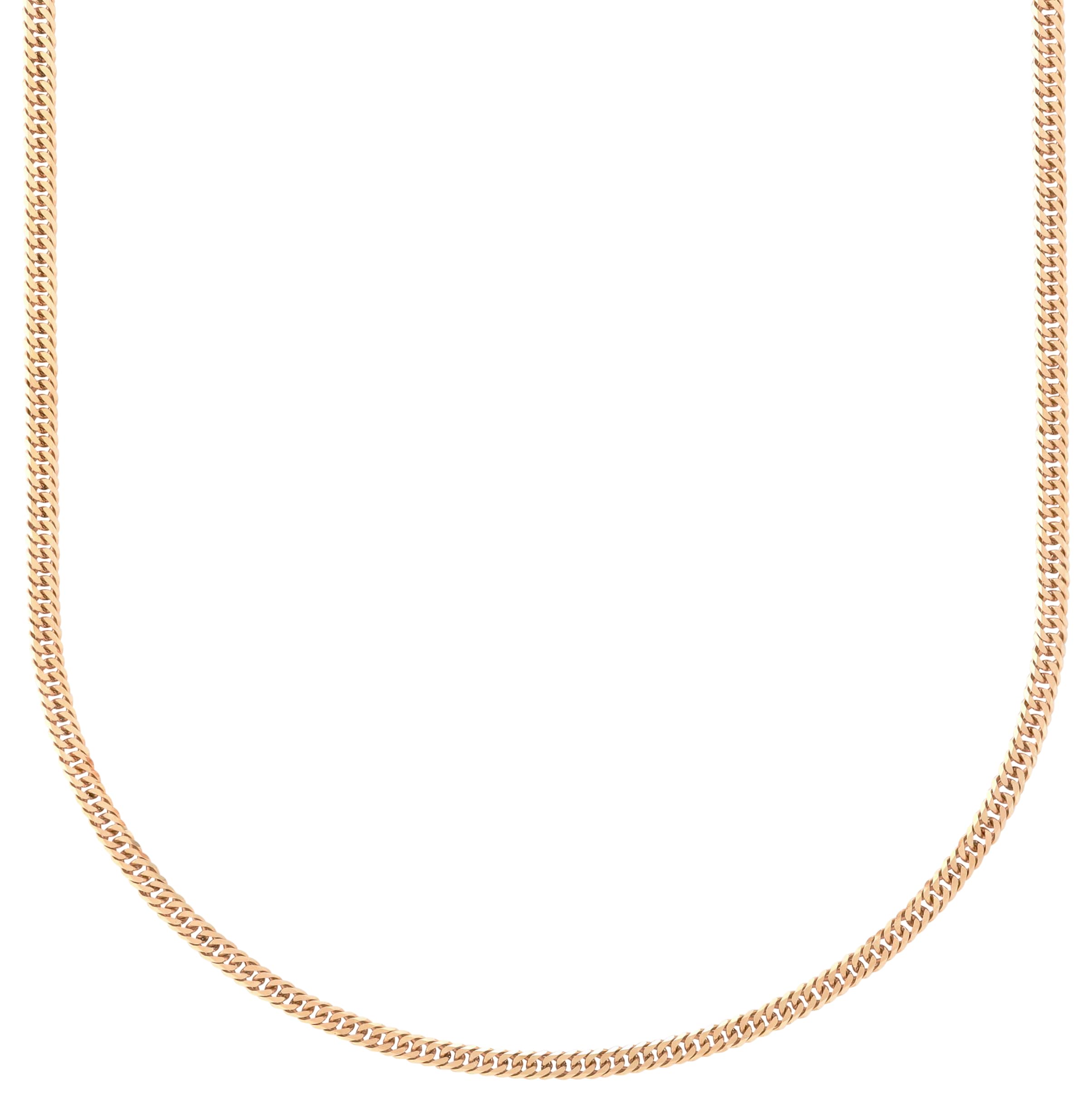 [FAIRY CULLET] K18 6面Wキヘイ 5ｇ 50cm 引輪 検定入り 日本製 18金 ネックレス チェーン