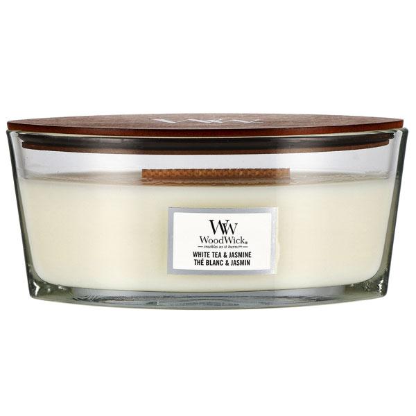 ウッドウィック ハースウィックL ホワイトティー＆ジャスミン アロマキャンドル 453g WOOD WIC