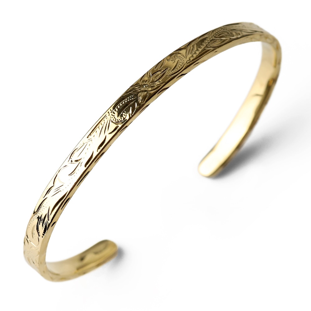 BFF ハワイアンバングル 幅4mm [bffb002-g]