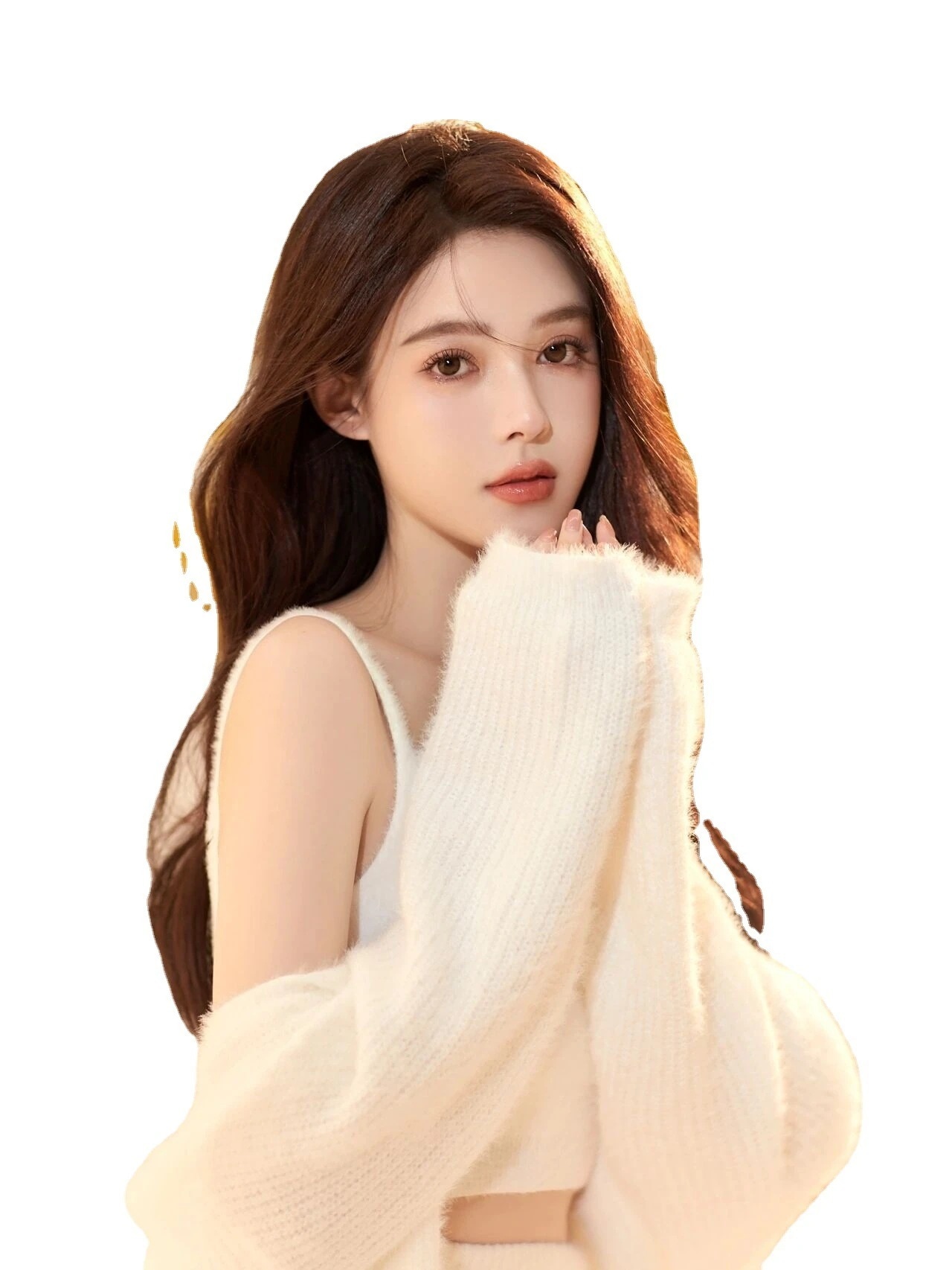 クリスマスのテーマ白純ファッション