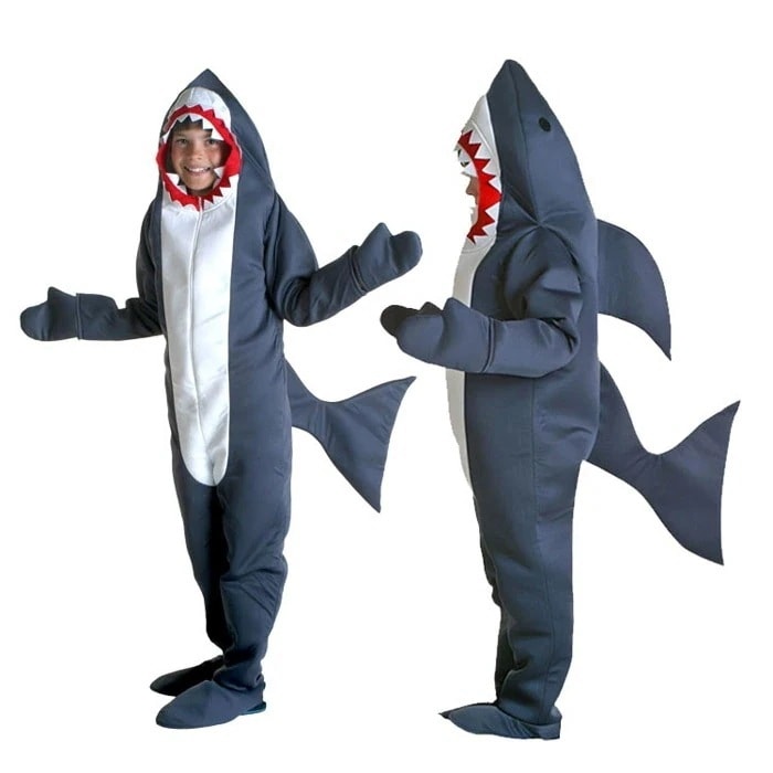 短纳期ハロウィン 衣装 子供用 クジラ 鯨　サメ 動物 全身 ハロウィン コスプレ ハロウィン コスチューム 男子 キッズ ハロウィーン　衣装　子ども　ジュニア　ハロウィン衣装 イベント パーティ 仮