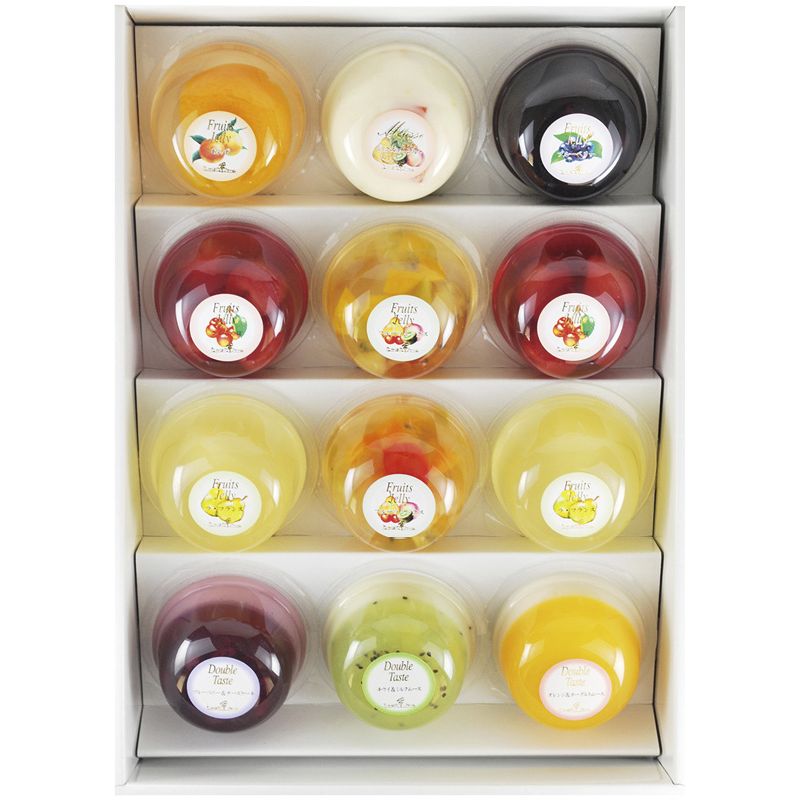 たかはたファーム フルーツゼリー/ダブルテイスト12個詰合せ