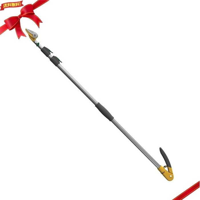 軽量すご腕プッシュカット 3段式アンビル刃 No. 530 剪定 高枝 作業 軽量