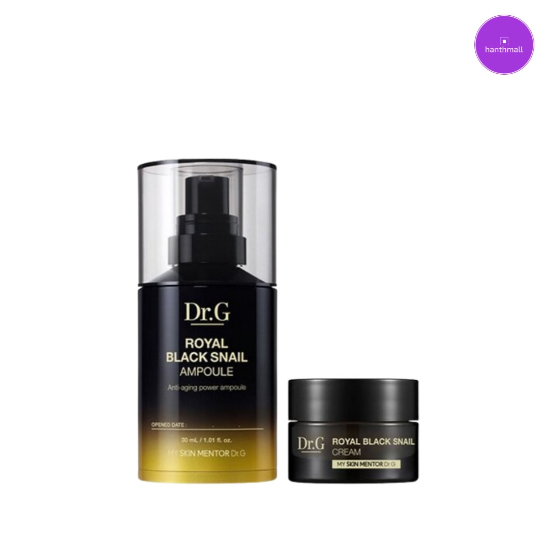 ロイヤル ブラック スネイル アンプル 30ml +クリーム.6ml /韓国コスメ / 肌保護 / 弾力ケア