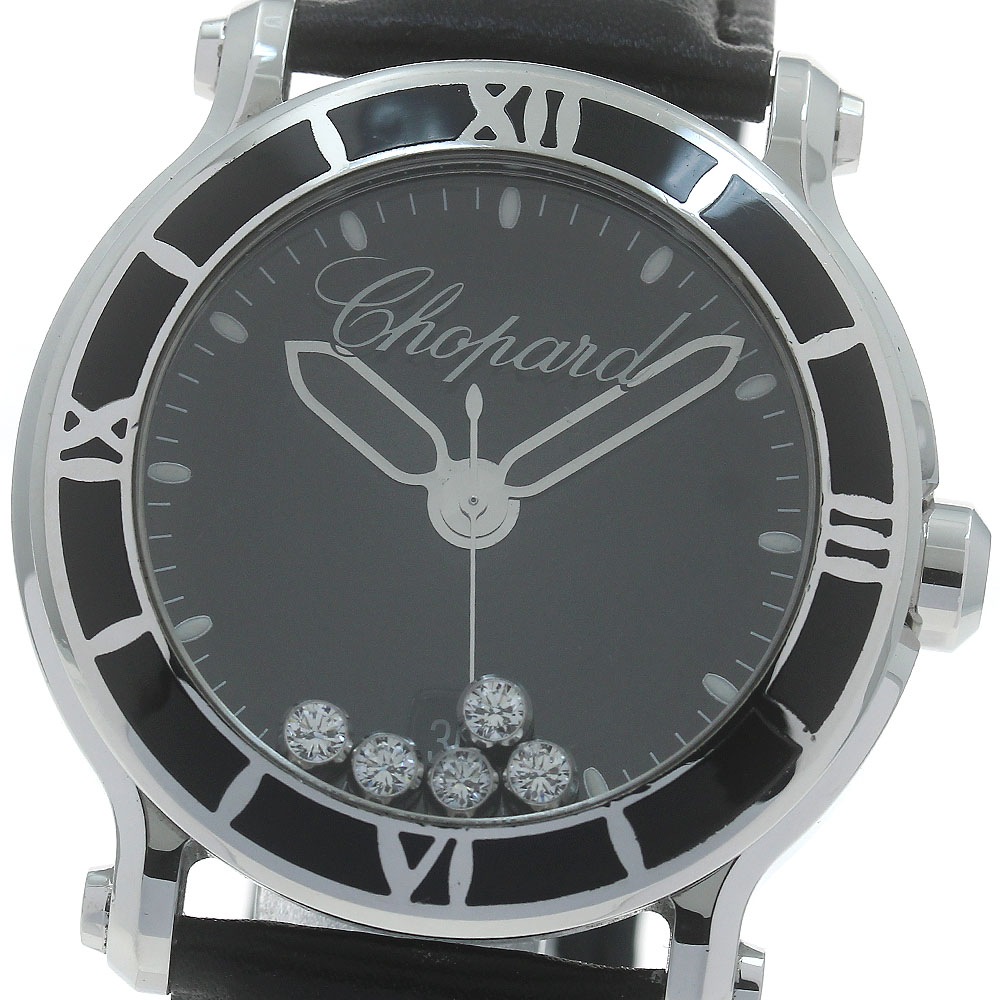 ショパール Chopard 288525-3005 ハッピースポーツ クォーツ メンズ _871729【中古】