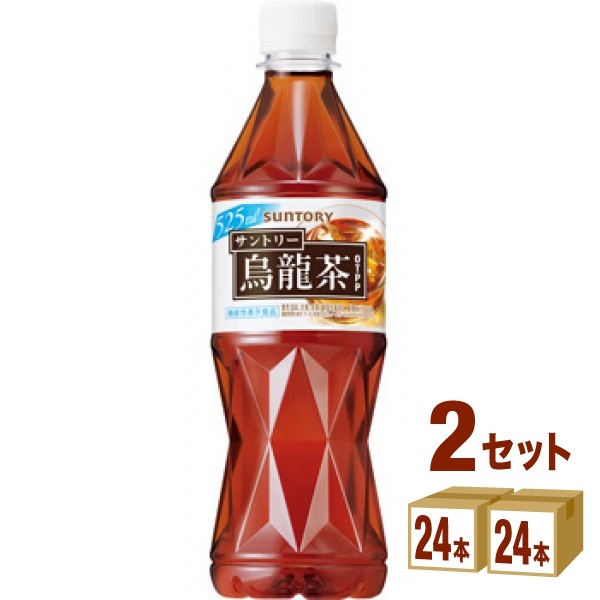 サントリー 烏龍茶 【機能性表示食品】525ml 2ケース (48本) 飲料