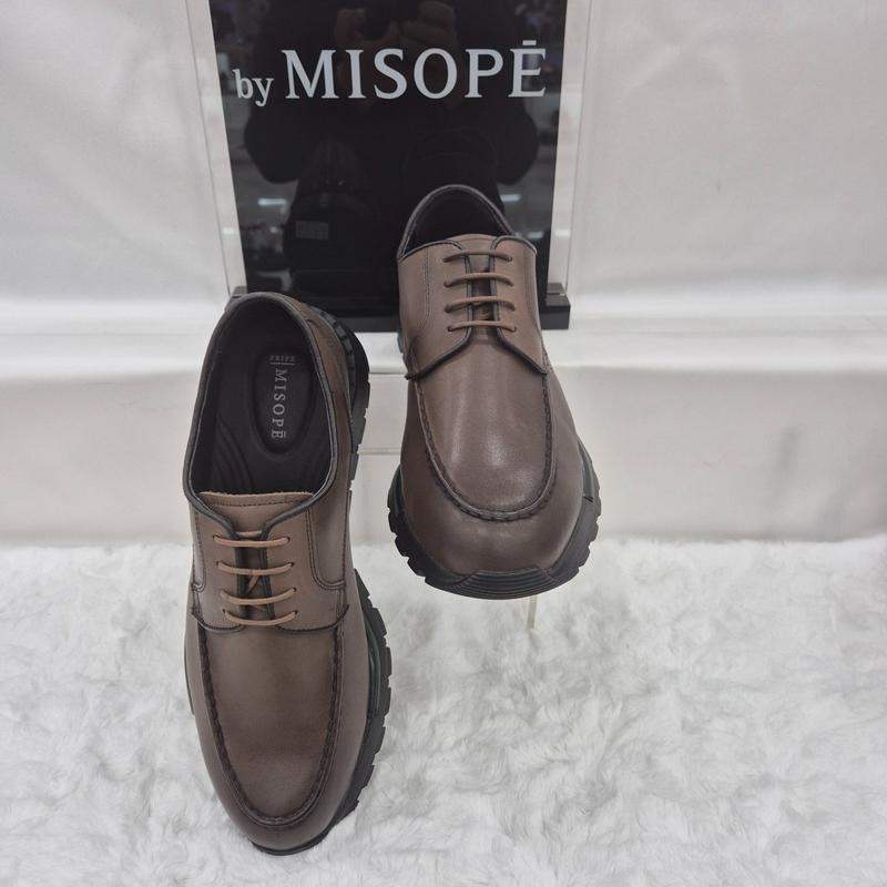 By 男性カジュアルコンフォートボートシューズ 122HT337SD010 DBROWN 1 JJ