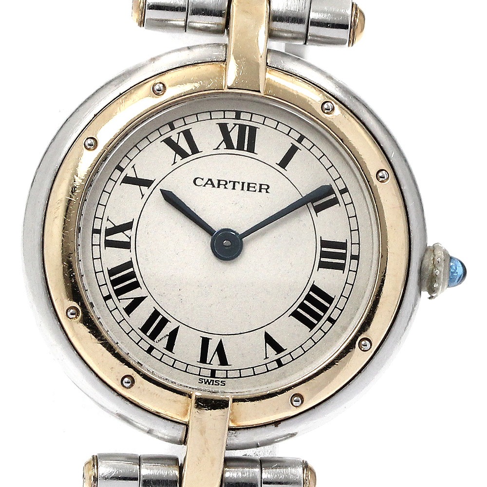 カルティエ CARTIER 84084242 パンテールSM 1ロウ クォーツ レディース 内箱・保証書付き_878144【中古】