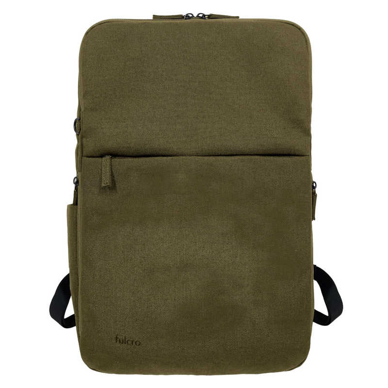 FULCRO　カジュアルリュック ビジネスリュック PC対応 15inch 撥水 オリーブ　fma-0035-OLV
