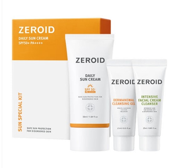 ZEROID デイリー日焼け止めSET (50ml) SPF 50+ PA++++