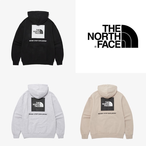 [韓国必須アイテムブランド] 綿 NSE ボックス ロゴ フードTシャツ(NM5PP42A)