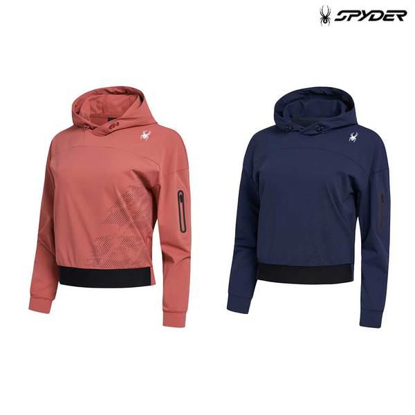 [] 女性ランニングプロウェブフード付きTシャツSPHFCNHD281W