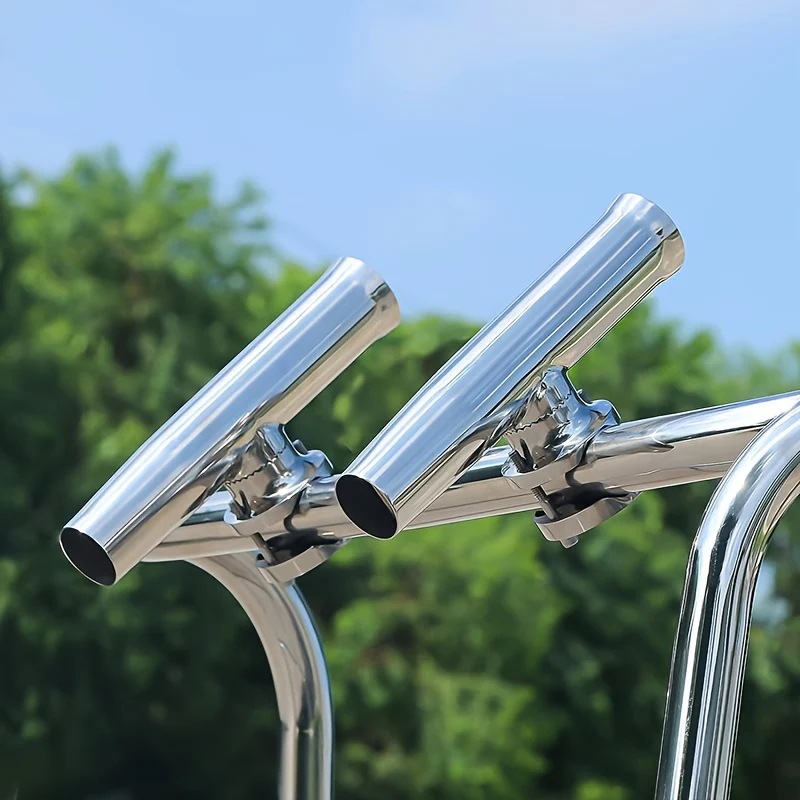 マリングレードステンレススチールフィッシングロッドホルダーチューブ1-1/4