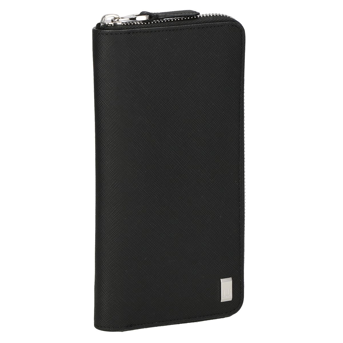 dunhill 23F2P15PS001R ダンヒル ラウンドファスナー長財布 カーフレザー ブラック/シルバー