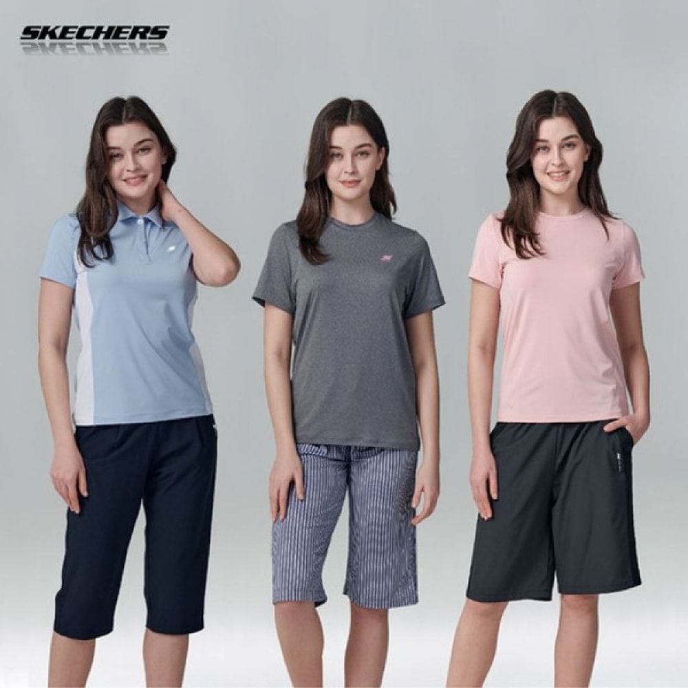 (スケッチャーズ) レディース機能性ショートスリーブ 5パート 7 イージーウェア 6点セット