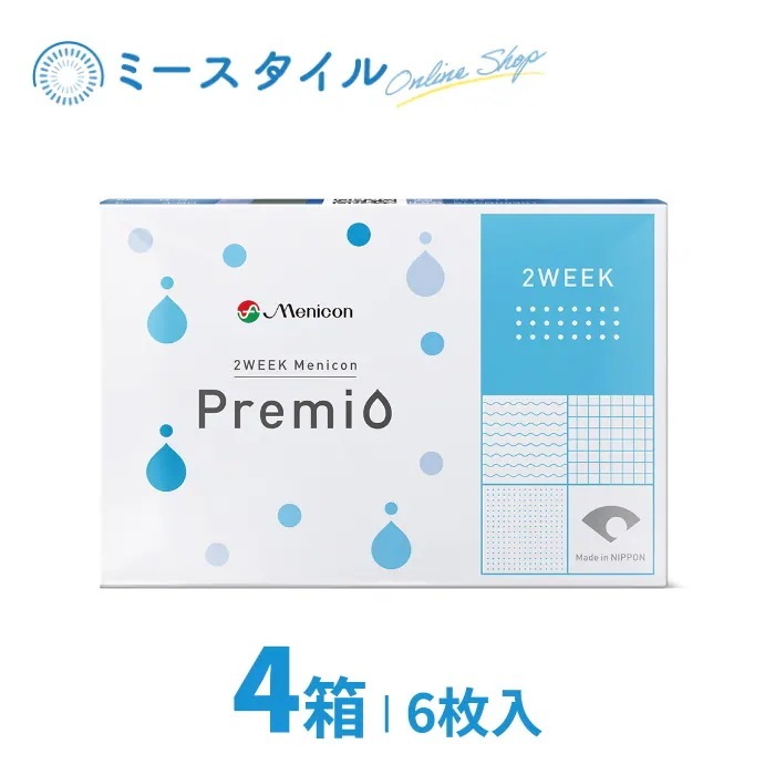 2WEEKメニコンプレミオ 6枚入り 4箱