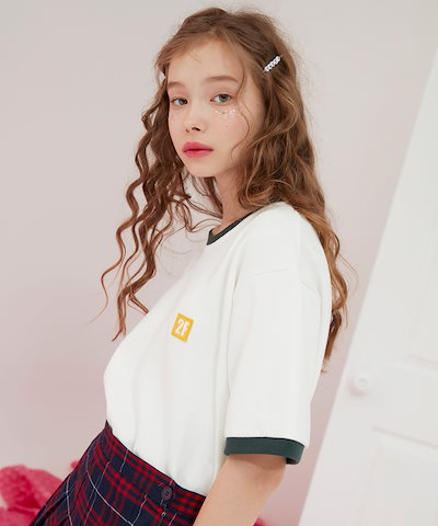 2FLOW韓国ファッションブランド2FLOW公式販売店ASELLER シーズン 2F / LOGO RINGER 1/2 (green) 2FLOW韓国ファッションブランド2FLOW公式販売店ASELLER シーズン 2F / LOGO RINGER 1/2 (green)