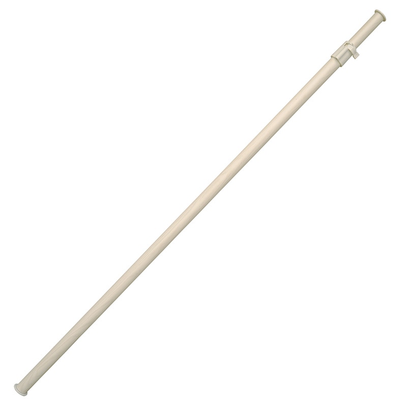 インテリア物干しポール 2本セット 総耐荷重15kg 長さ122-210cm 室内 ランドリーグリップポール おしゃれ ベランダ 木目調 スリム 伸縮竿掛け WJN-812D　正規品