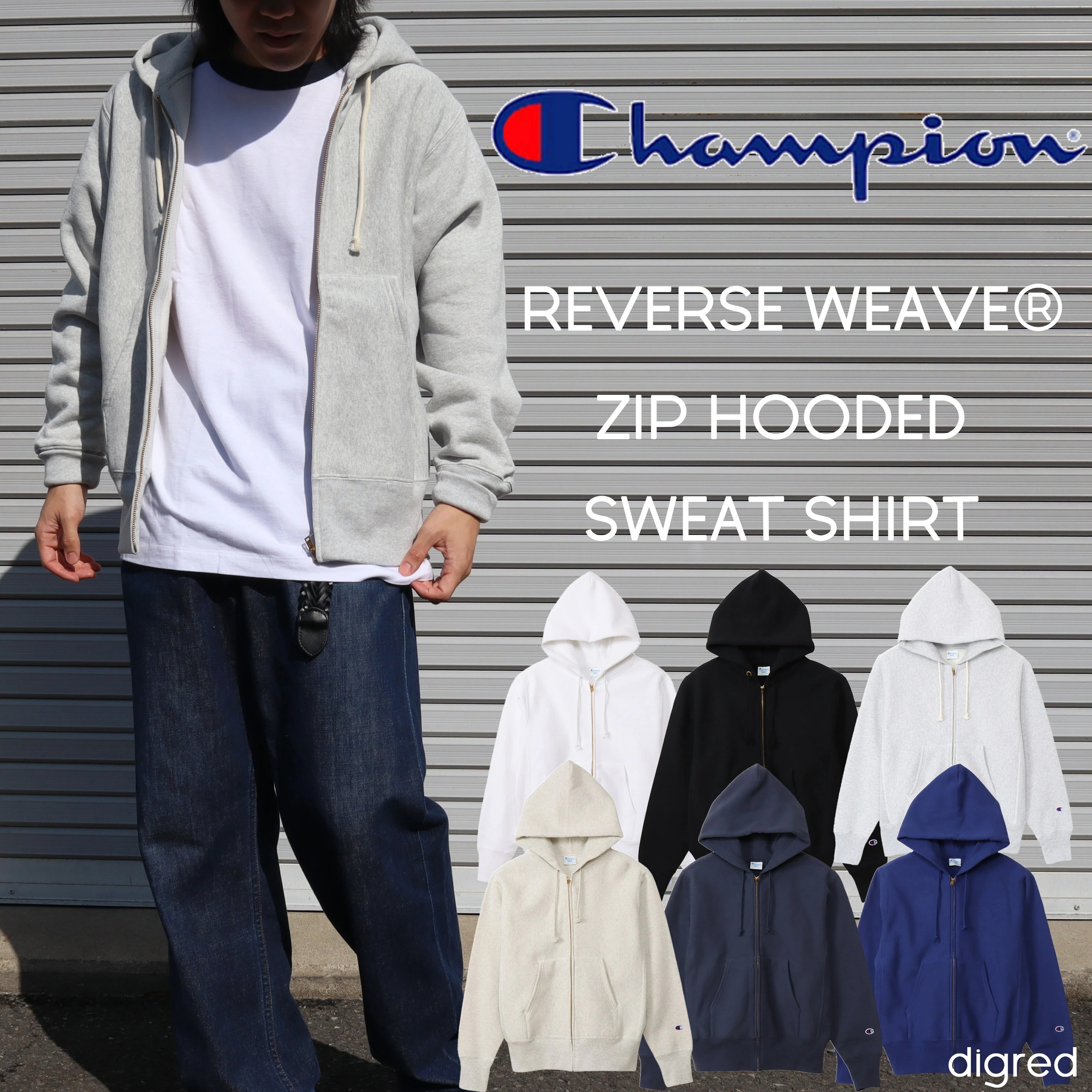 リバースウィーブ(R)　 ジップフーデッドスウェットシャツ パーカー　トレーナー　　ZIP HOODED SWEAT SHIRT 　C3-Y134