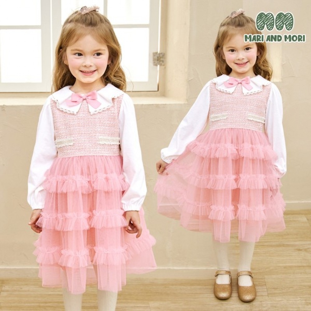 [ウォルトンキッズ] マリーツイードドレス