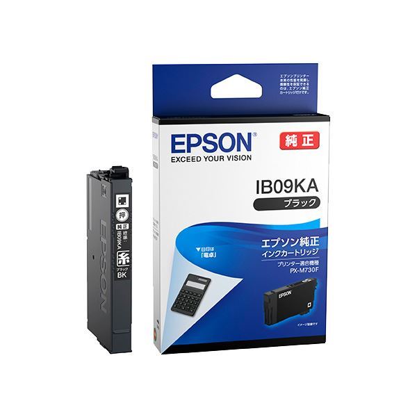 (まとめ) (純正品) EPSON(エプソン) IB09KA インクカートリッジ ブラック (×5セット)