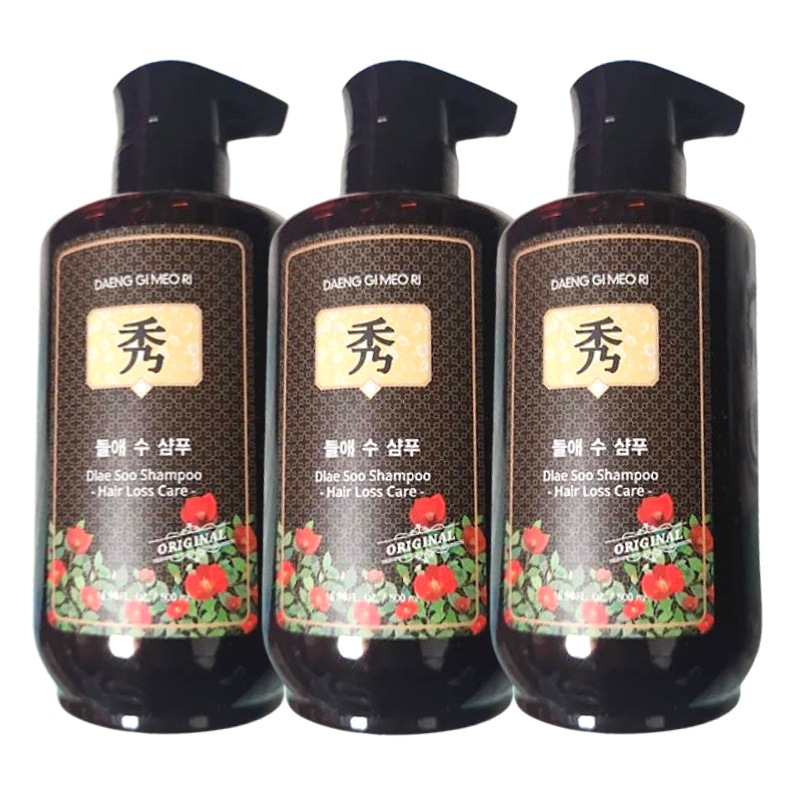 オリジナル Dlae 秀 シャンプー500ml×3本 大容量セット 原料抽出液使用 デイリーヘアケア バスタイム用 家庭用 まとめ買い