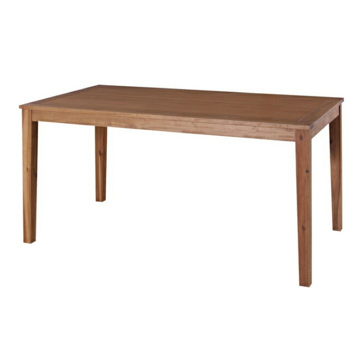 アルンダダイニングテーブル 天然木 アカシア 食卓机 NX-713 ナチュラル シンプル 4人掛け