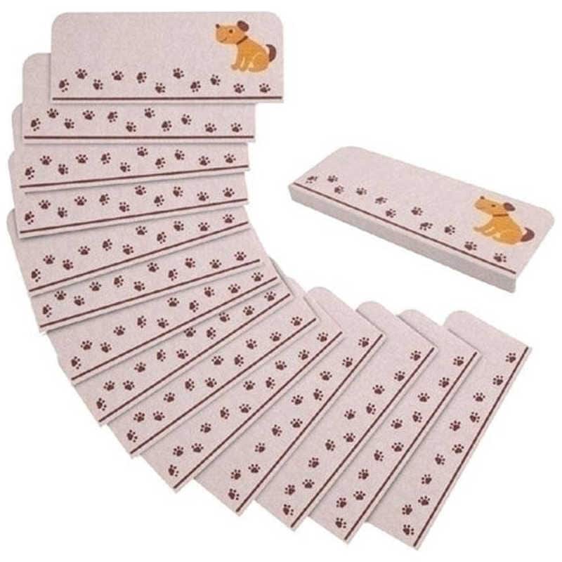 サンコー　バリアフリー折り曲げ付階段マット 55×21cm 15枚入　KD‐56 (イヌ)