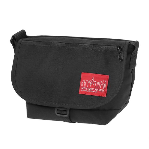 マンハッタンポーテージ Manhattan Portage Nylon Messenger Bag JR Flap Zipper Pocket メッセンジャーバッグ ショルダーバッグ MP1605JR